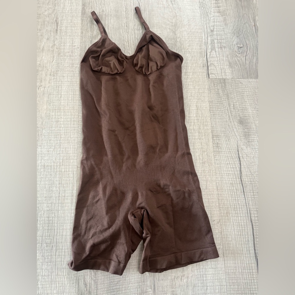 Brown  Shapewear Bodysuit